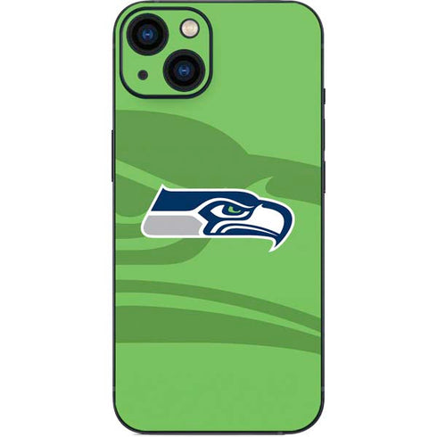 NFL Seattle Seahawks Double Vision iPhone 15 Skin