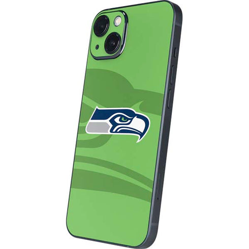NFL Seattle Seahawks Double Vision iPhone 15 Skin