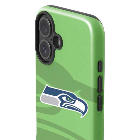 NFL Seattle Seahawks Double Vision iPhone 16 Impact Case