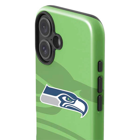 NFL Seattle Seahawks Double Vision iPhone 16 Plus Impact Case