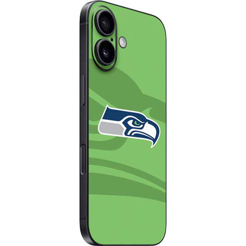 NFL Seattle Seahawks Double Vision iPhone 16 Plus Skin