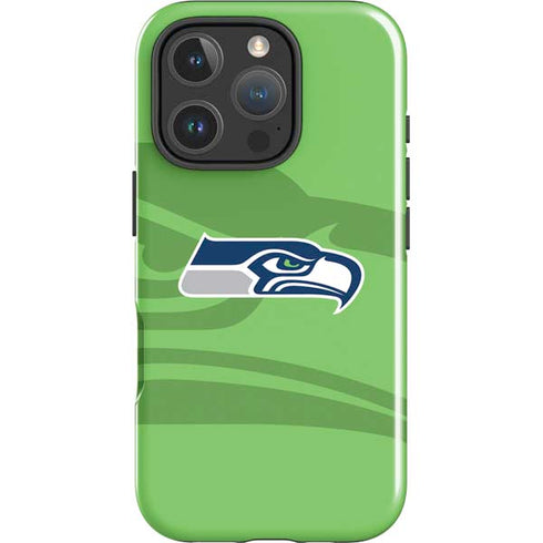 NFL Seattle Seahawks Double Vision iPhone 16 Pro Impact Case