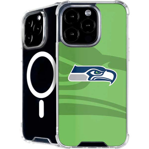 NFL Seattle Seahawks Double Vision iPhone 16 Pro MagSafe Case