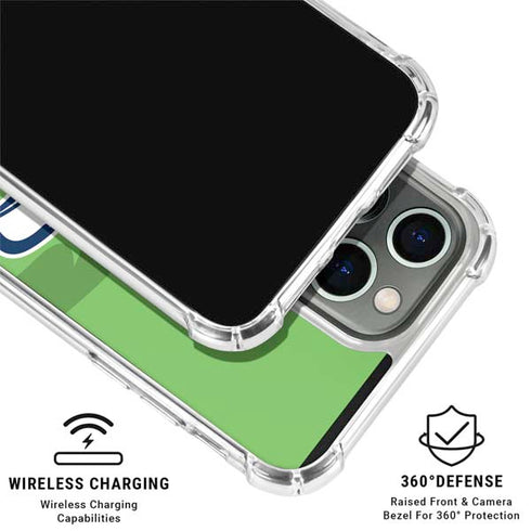 NFL Seattle Seahawks Double Vision iPhone 16 Pro Max Clear Case