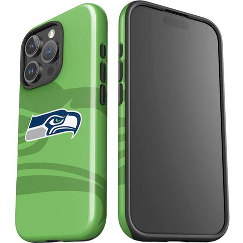 NFL Seattle Seahawks Double Vision iPhone 16 Pro Max Impact Case