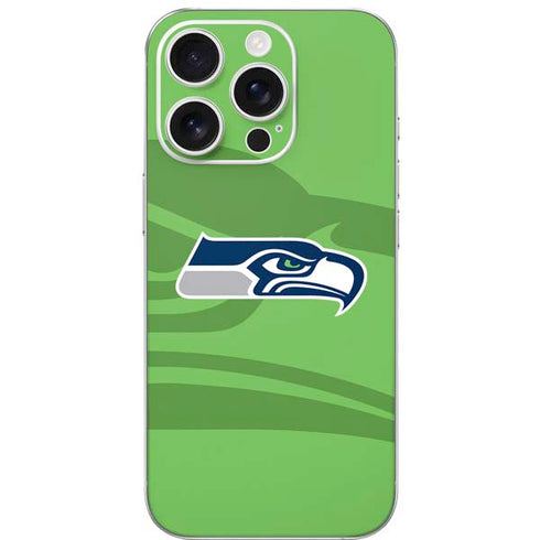 NFL Seattle Seahawks Double Vision iPhone 16 Pro Skin