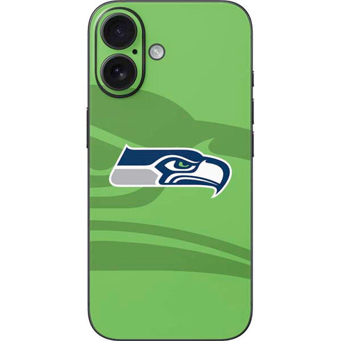 NFL Seattle Seahawks Double Vision iPhone 16 Skin