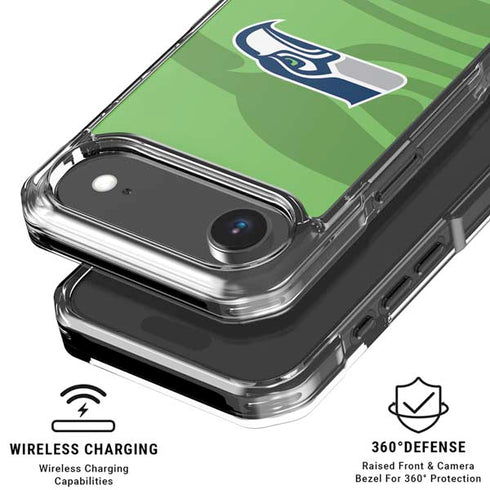 NFL Seattle Seahawks Double Vision iPhone 17 Air MagSafe Case