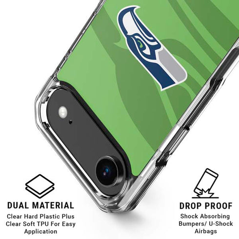 NFL Seattle Seahawks Double Vision iPhone 17 Air MagSafe Case