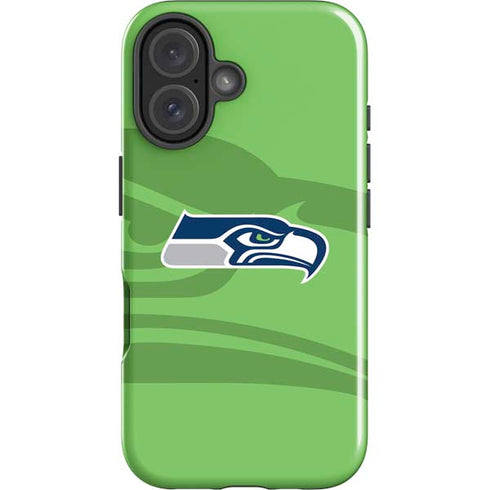 NFL Seattle Seahawks Double Vision iPhone 17 Impact Case