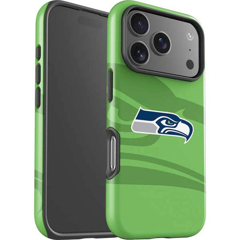 NFL Seattle Seahawks Double Vision iPhone 17 Pro Impact Case