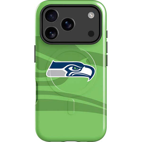 NFL Seattle Seahawks Double Vision iPhone 17 Pro Magsafe Impact Case