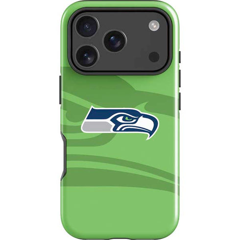 NFL Seattle Seahawks Double Vision iPhone 17 Pro Max Impact Case