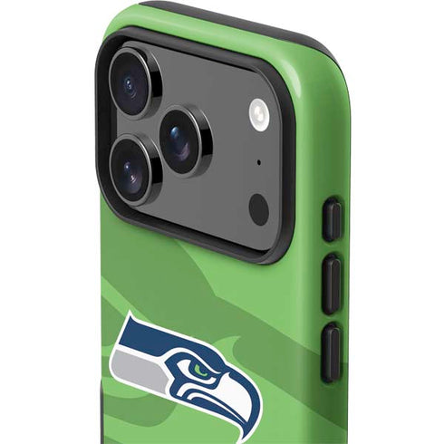 NFL Seattle Seahawks Double Vision iPhone 17 Pro Max Impact Case
