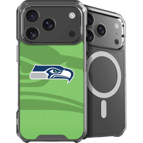 NFL Seattle Seahawks Double Vision iPhone 17 Pro Max MagSafe Case