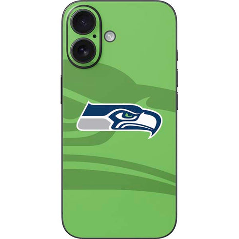 NFL Seattle Seahawks Double Vision iPhone 17 Skin