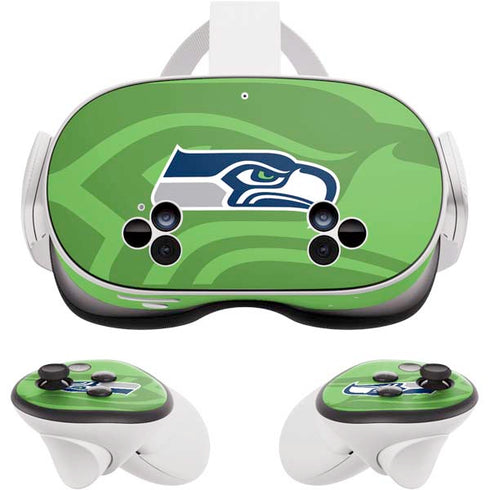 NFL Seattle Seahawks Double Vision Meta Quest 3S Skin