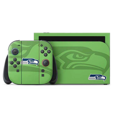 NFL Seattle Seahawks Double Vision Nintendo Skins