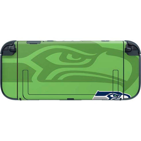 NFL Seattle Seahawks Double Vision Nintendo Switch 2 (2025) with Joy-Con Skin
