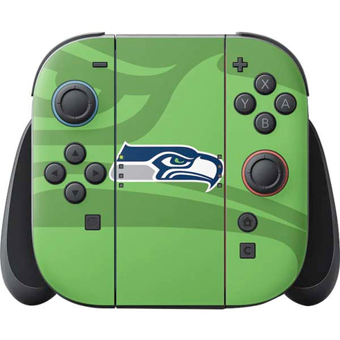 NFL Seattle Seahawks Double Vision Nintendo Skins