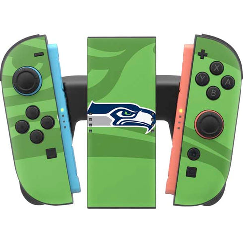 NFL Seattle Seahawks Double Vision Nintendo Switch 2 (2025) Joy-Con Controller Skin