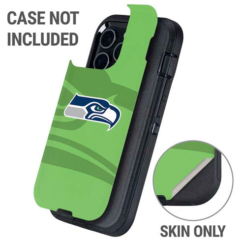 NFL Seattle Seahawks Double Vision Otterbox Defender iPhone Skin