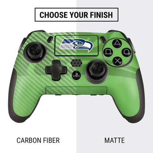 NFL Seattle Seahawks Double Vision PlayStation Scuf Vantage 2 Controller Skin