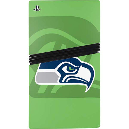 NFL Seattle Seahawks Double Vision PS5 Pro Disk Bundle Skin
