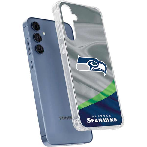 NFL Seattle Seahawks Galaxy A55 5G Clear Case