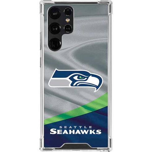 NFL Seattle Seahawks Galaxy S23 Ultra Clear Case