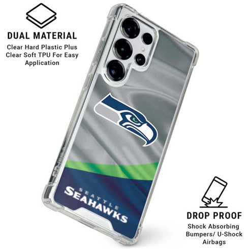 NFL Seattle Seahawks Galaxy S26 Ultra Clear Case