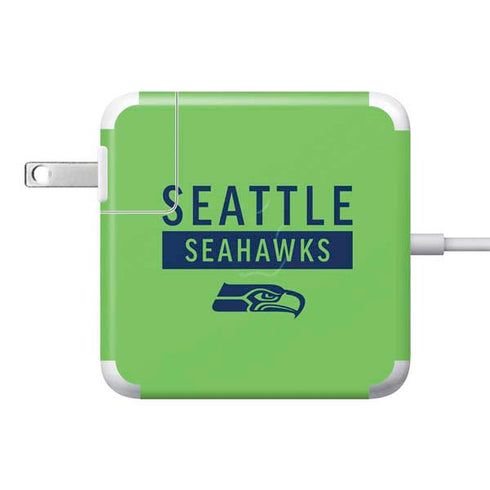 NFL Seattle Seahawks Green Performance Series 85W Power Adapter (15 and 17 inch MacBook Pro Charger) Skin