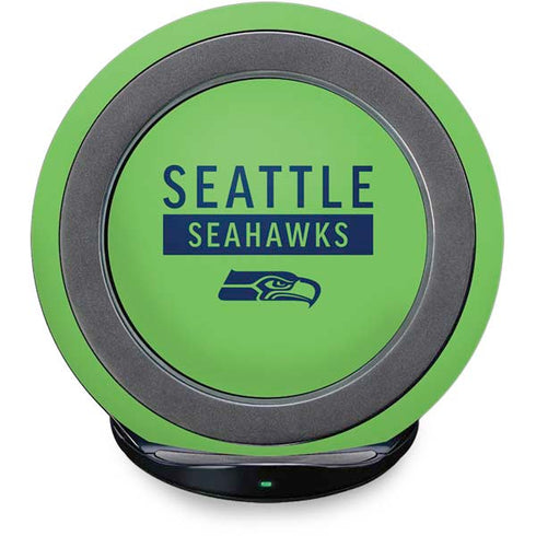 NFL Seattle Seahawks Green Performance Series Fast Charge Wireless Charging Stand Skin