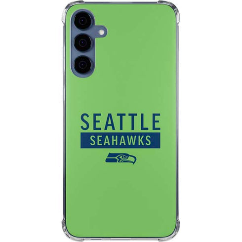 NFL Seattle Seahawks Green Performance Series Galaxy A55 5G Clear Case