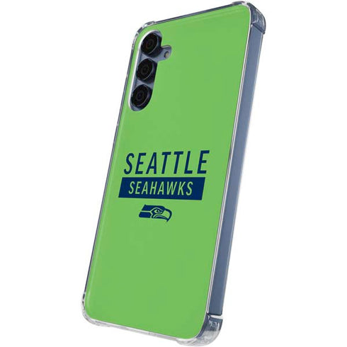 NFL Seattle Seahawks Green Performance Series Galaxy A55 5G Clear Case