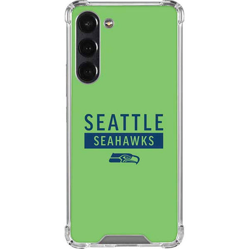 NFL Seattle Seahawks Green Performance Series Galaxy S24 FE Clear Case
