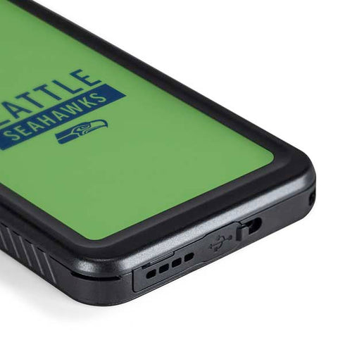 NFL Seattle Seahawks Green Performance Series Galaxy S24 Waterproof Case