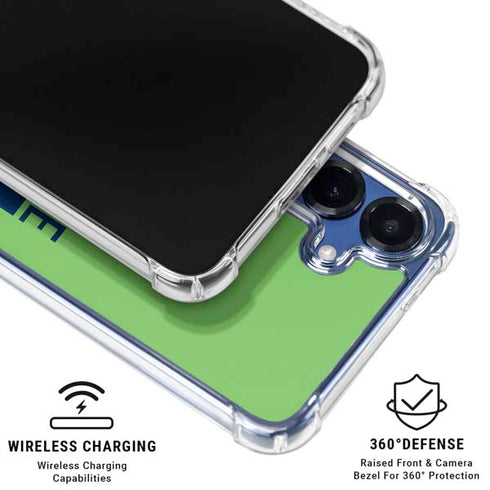 NFL Seattle Seahawks Green Performance Series Galaxy S25 Plus Clear Case