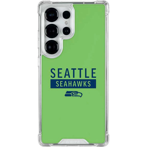 NFL Seattle Seahawks Green Performance Series Galaxy S25 Ultra Clear Case