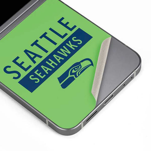 NFL Seattle Seahawks Green Performance Series Galaxy Z Flip6 Skin