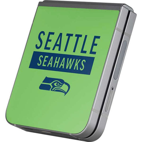 NFL Seattle Seahawks Green Performance Series Galaxy Z Flip6 Skin