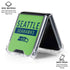 NFL Seattle Seahawks Green Performance Series Galaxy Z Flip6 Clear Case