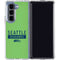 NFL Seattle Seahawks Green Performance Series Galaxy Z Fold5 5G Clear Case
