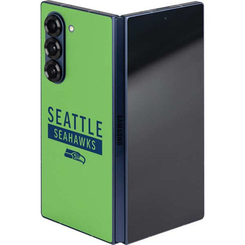 NFL Seattle Seahawks Green Performance Series Galaxy Z Fold6 Skin