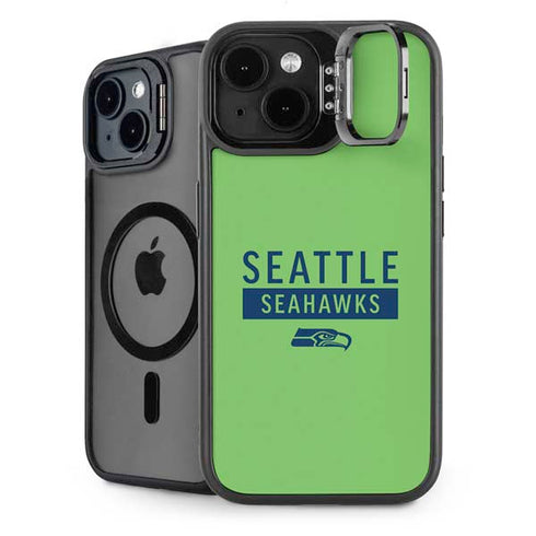 NFL Seattle Seahawks Green Performance Series iPhone 15 Plus Kickstand Case