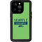 NFL Seattle Seahawks Green Performance Series iPhone 15 Pro Waterproof Case