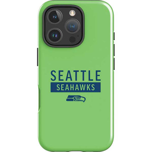 NFL Seattle Seahawks Green Performance Series iPhone 16 Pro Impact Case