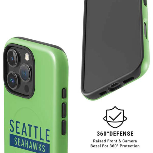 NFL Seattle Seahawks Green Performance Series iPhone 16 Pro Magsafe Impact Case