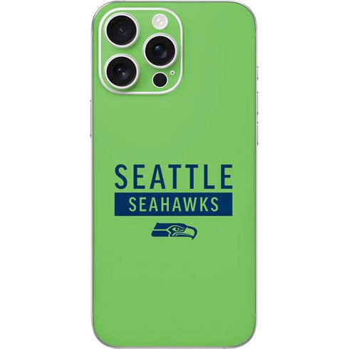 NFL Seattle Seahawks Green Performance Series iPhone 16 Pro Max Skin