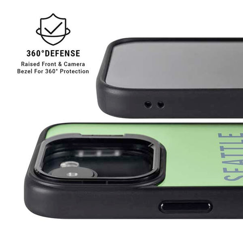 NFL Seattle Seahawks Green Performance Series iPhone 16e Kickstand Case